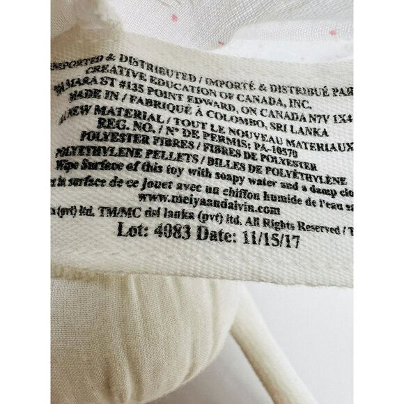 Meiya Alvin Mouse Plush Stuffed Toy Doll Rubber Head Eyelet Lace - Picture 5 of 6